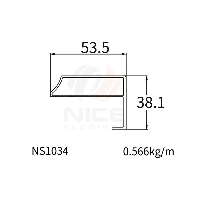 NICE NS1034 45mm Profile