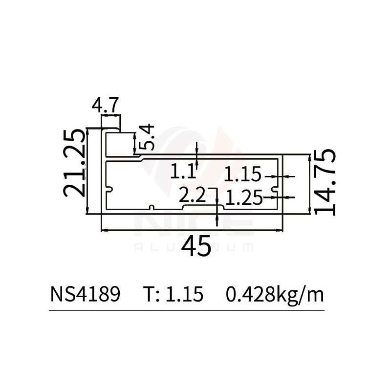 NICE NS4189 45mm Profile