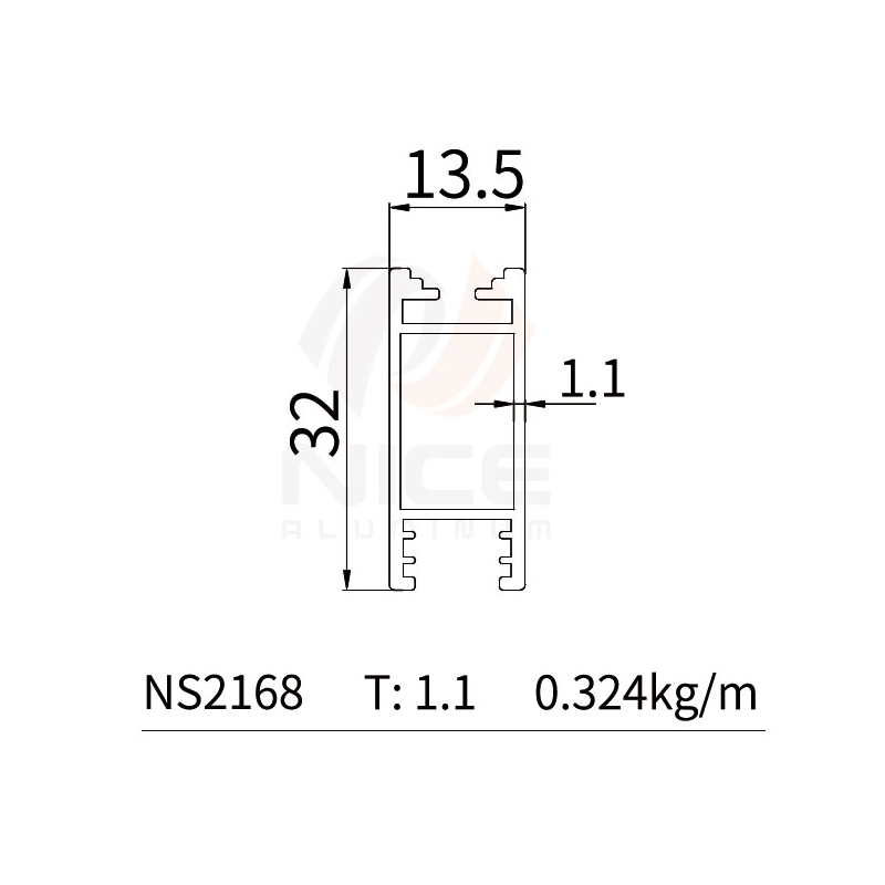 NICE NS2168 Clothing Rods
