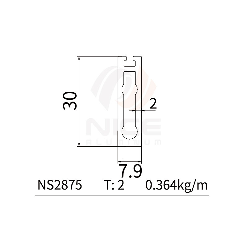 NICE NS2875 Clothing Rods