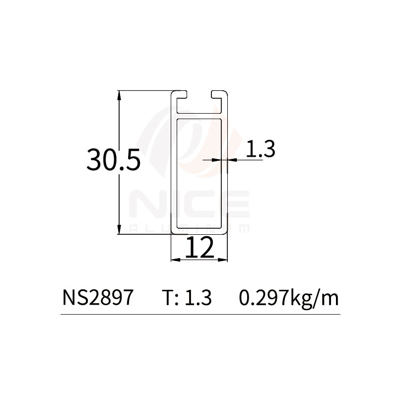 NICE NS2897 Clothing Rods