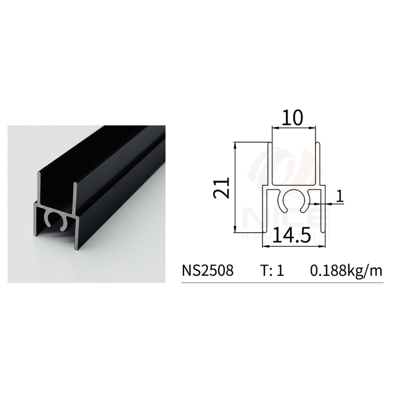 NICE NS2508 Wardrobe Door Profile 1 System