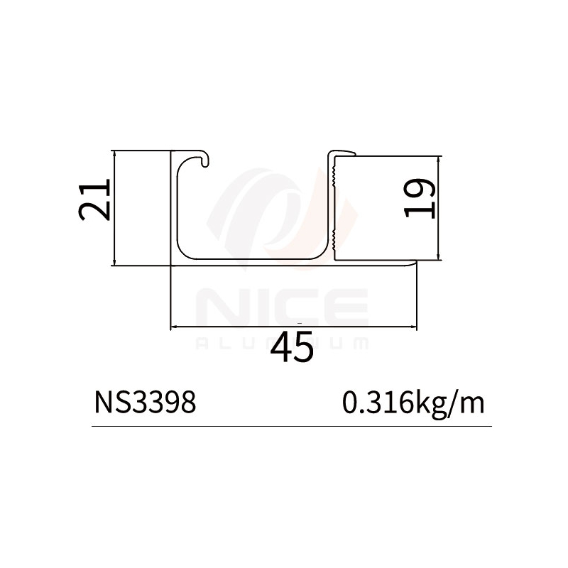 NICE NS3398 H Profile