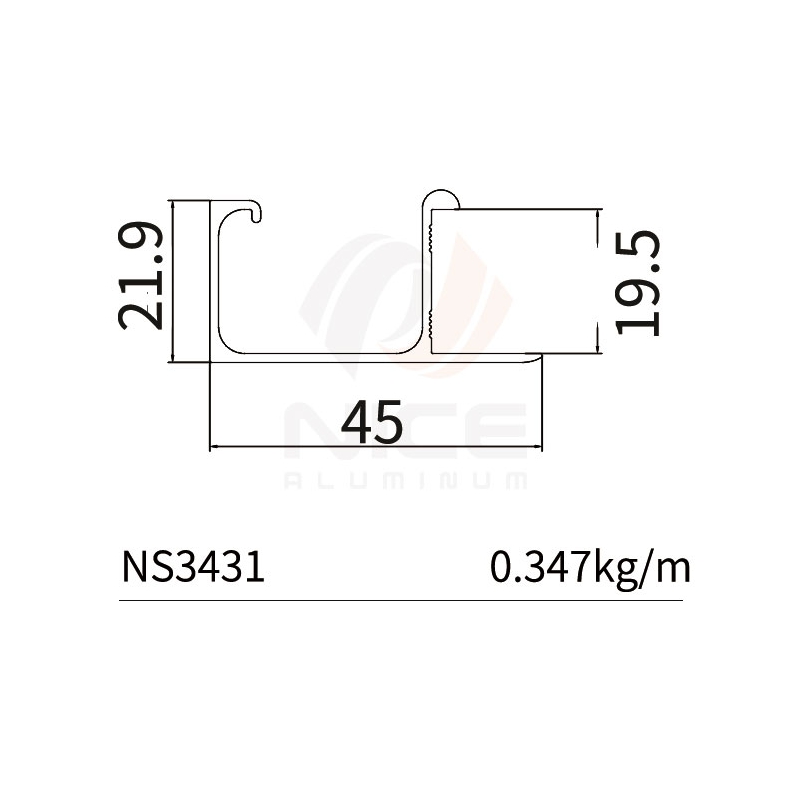 NICE NS3431 H Profile