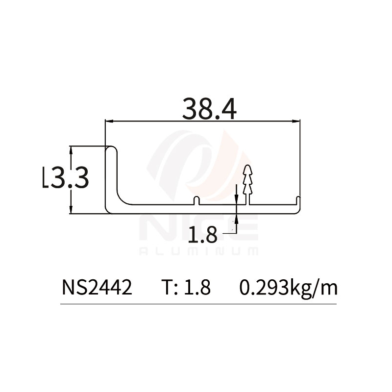 NICE NS2442 L Profile
