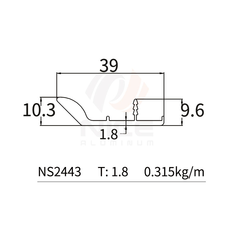 NICE NS2443 L Profile