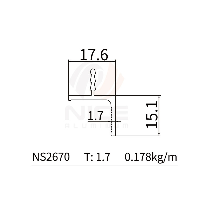 NICE NS2670 L Profile