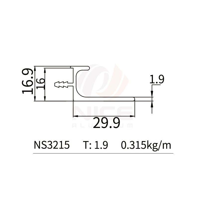 NICE NS3215 L Profile