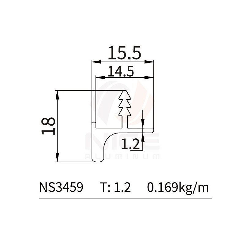 NICE NS3459 L Profile