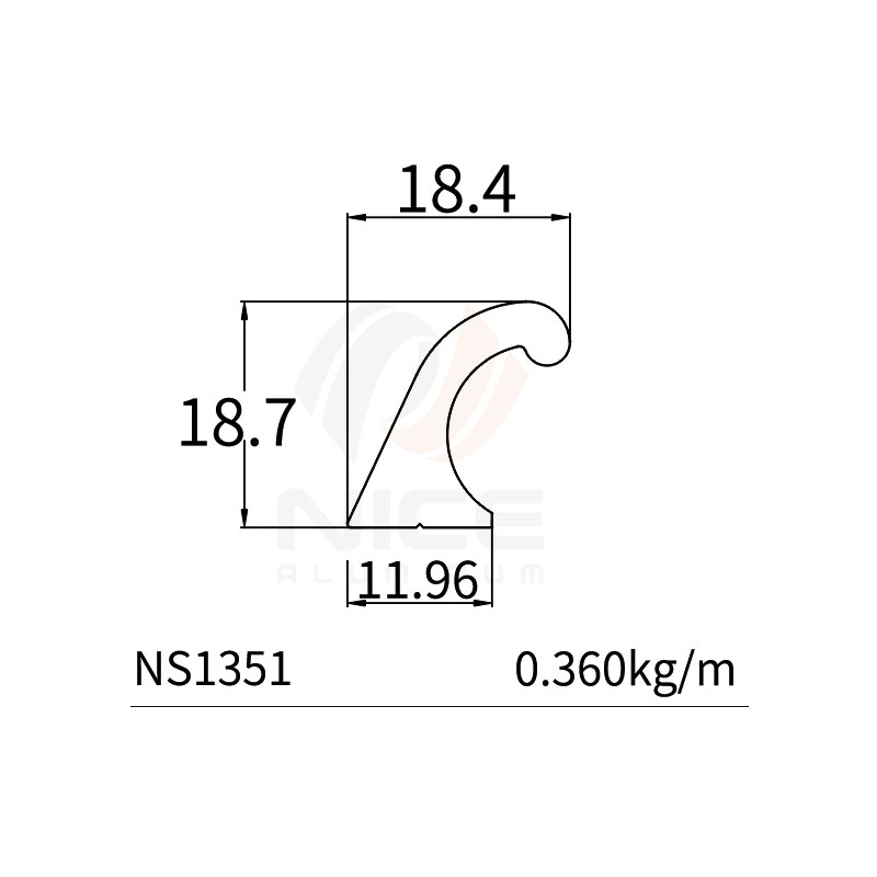 NICE NS1351 T Profile