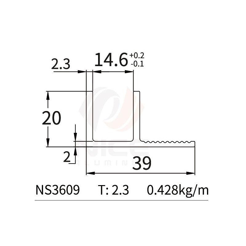 NICE NS3609 U Profile